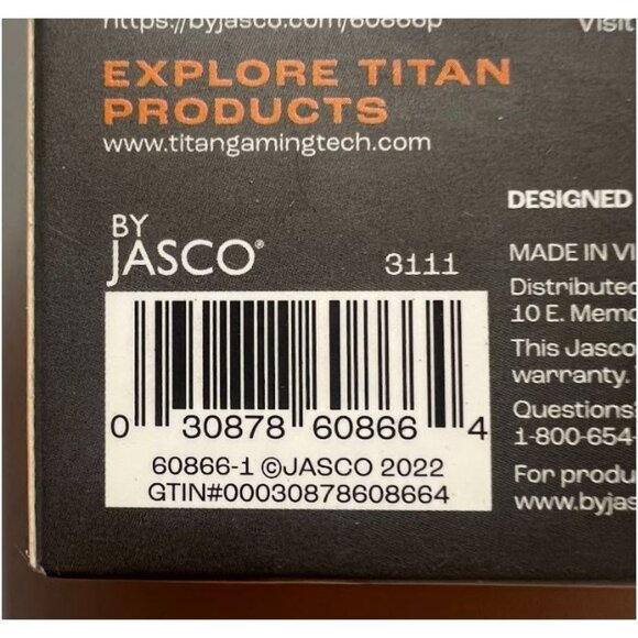 Titan 8K HDMI  2.1 Cable 6 ft Braided Ultra‑High‑Speed 48 Gbps with Amber LED - Picture 5 of 5